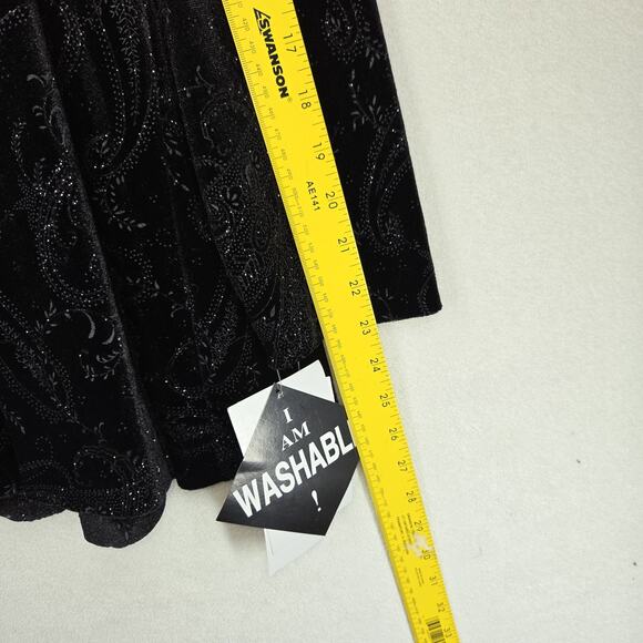 Vintage R&K Evening Blazer Jacket Womens 6 Black Sequence Formal Party Business - Picture 9 of 14